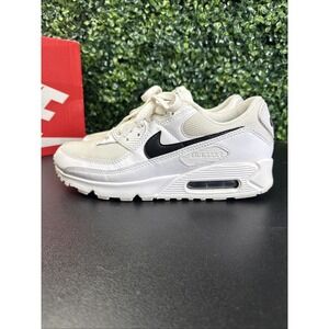 Nike Womens Air Max 90 White Running Shoes Sneakers Size 9
